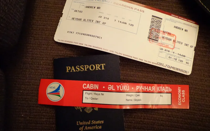 Checked-in and ready to fly for the first time this trip