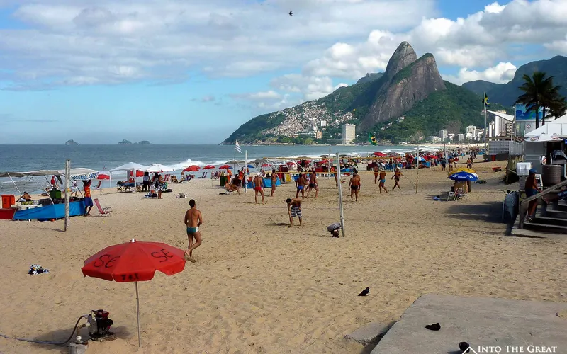 Ipanema Beach and Dois Irmaos