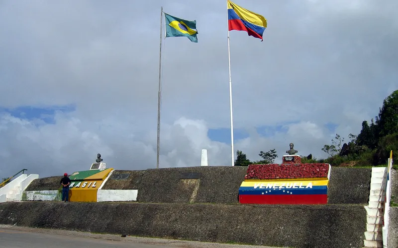 The Brazil - Venzuela border