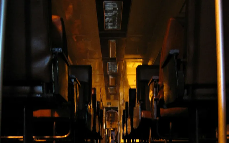 A car on the train to Machu Picchu