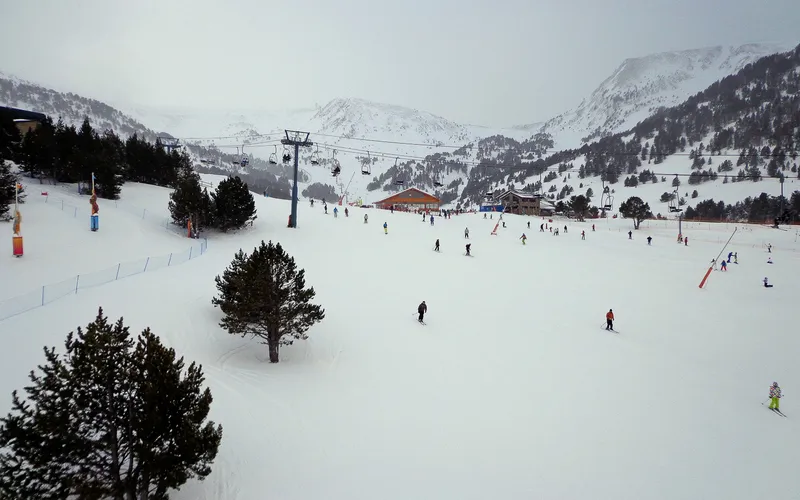 A cloudy day on the mountain