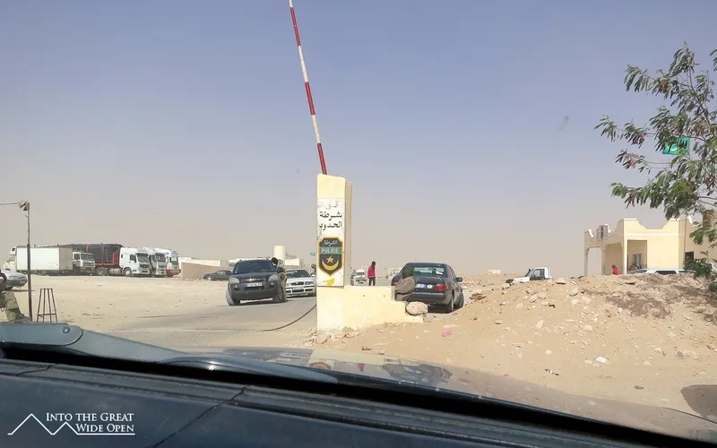 Mauritania side of the border