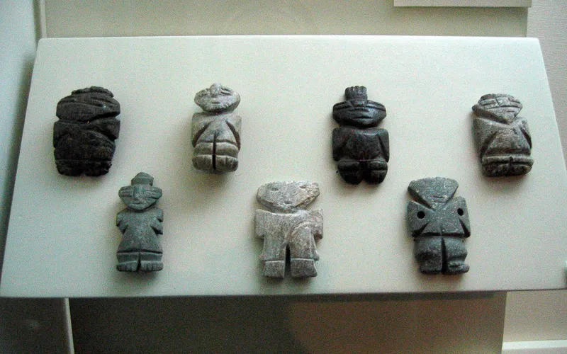 Artifacts from the archaeological museum