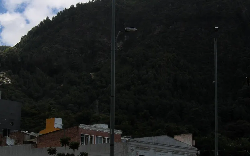 Monserrate on the top of the hill