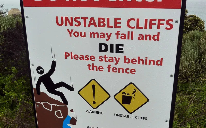 A fairly explicit warning