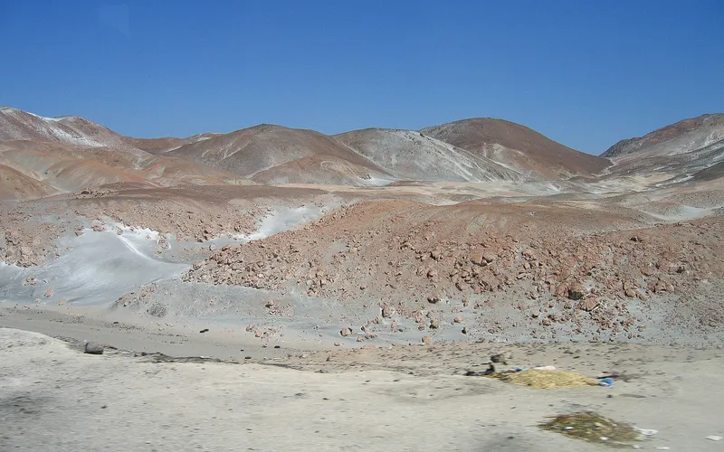 Mars like surface south of Arequipa