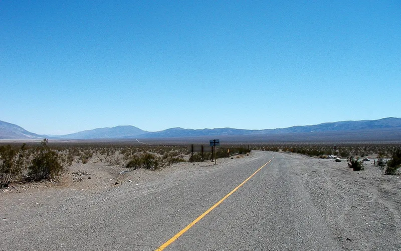 The backroad to Death Valley
