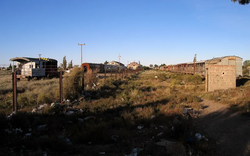 Train graveyard on the way to Buenos Aires