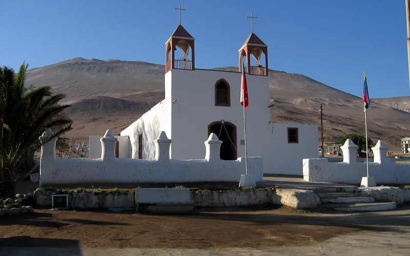 A church along the way to Lauca