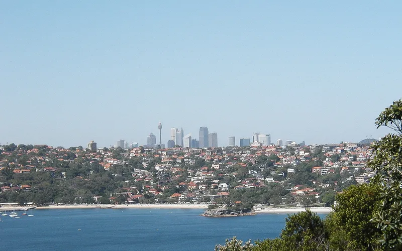 The Sydney skyline in the distance, 2002