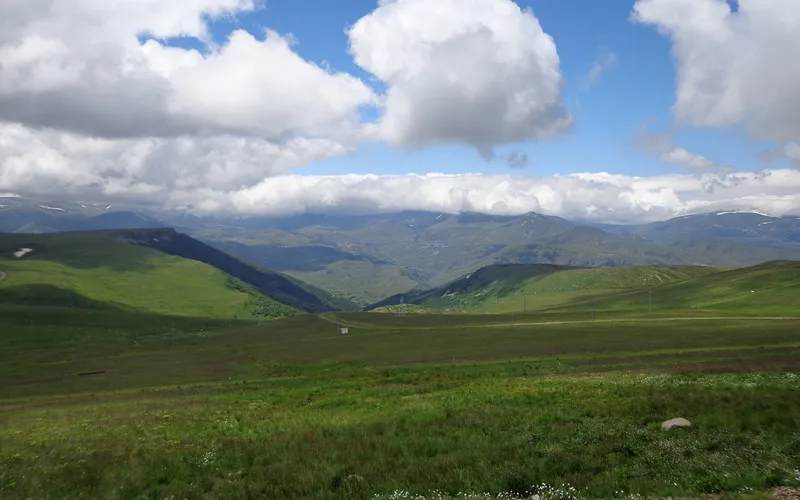 High plains on the way to Kars