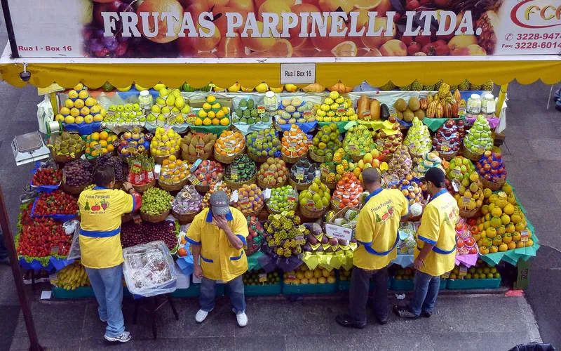 Tropical fruits at the Mercado Municipal