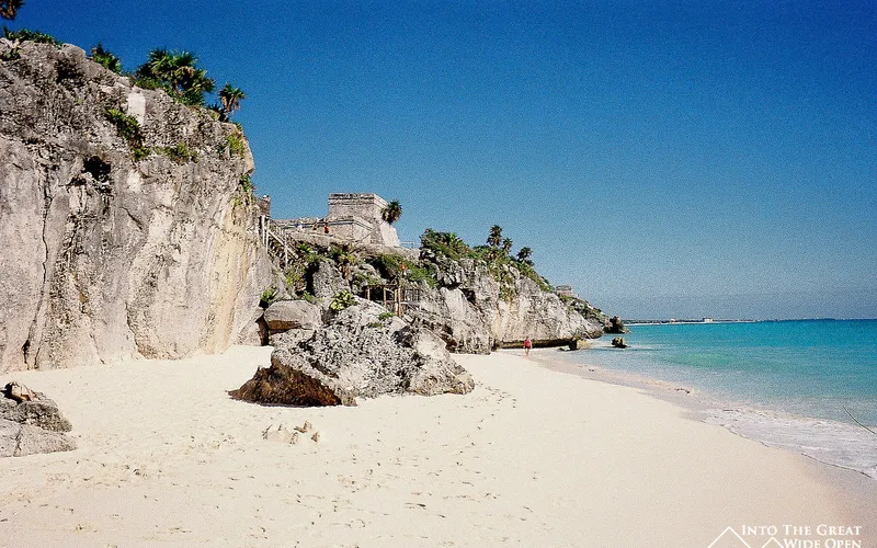 The beach in Tulum