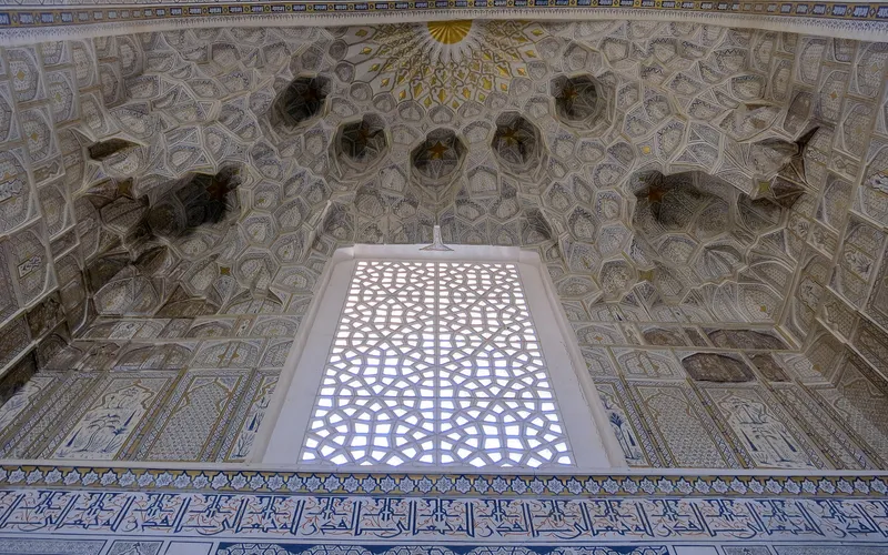 Inside the Bibi-Khanym Mausoleum