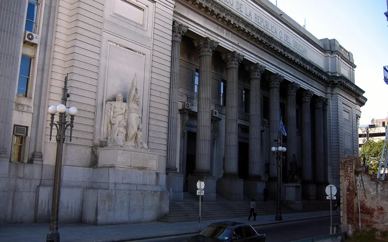 Columns on a historic building