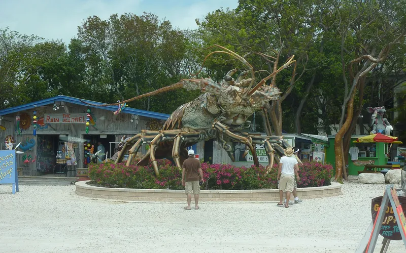 Giant lobster sculpture
