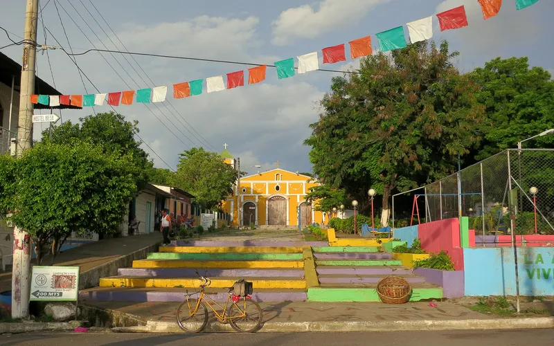 Colorful church in Moyogalpa