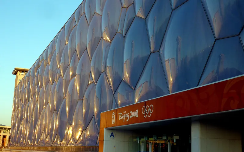 The cube at sunrise
