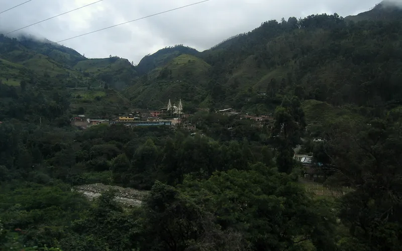 A town in the mountains south of Vilcabamba