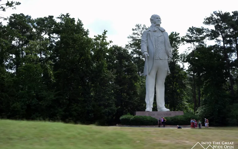 Sam Houston statue, north of Conroe, TX