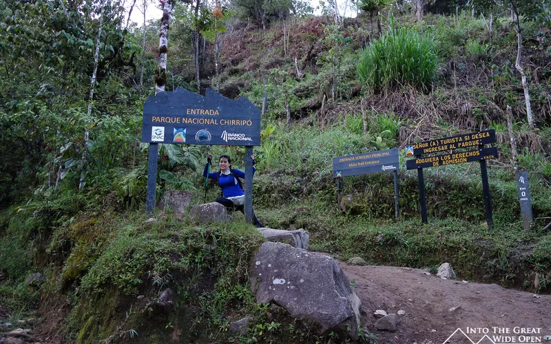 Beginning of the trail to Chirripo