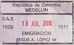 Passport stamp
