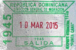 Passport stamp