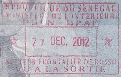 Passport stamp