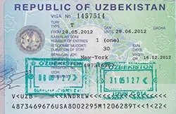 Passport stamp