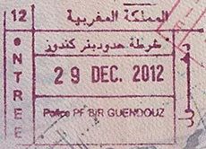 Passport stamp