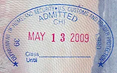 Passport stamp