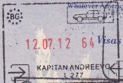 Passport stamp