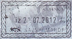 Passport stamp
