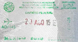 Passport stamp