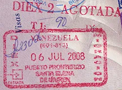 Passport stamp