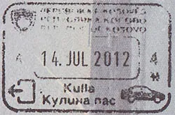 Passport stamp