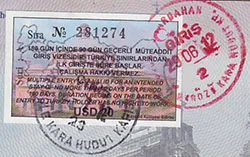 Passport stamp