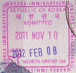 Passport stamp