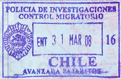 Passport stamp