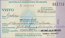 Passport stamp