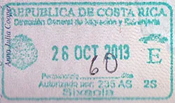Passport stamp