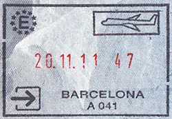 Passport stamp