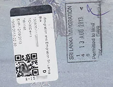 Passport stamp
