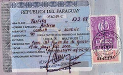 Passport stamp