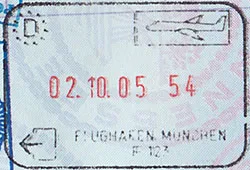 Passport stamp