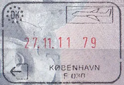 Passport stamp