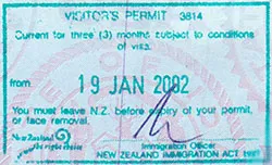 Passport stamp